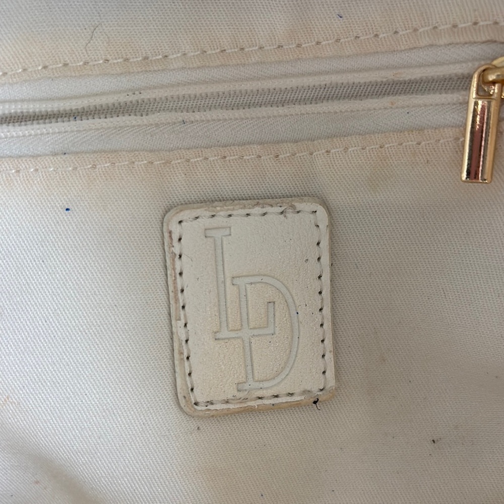Cream Textured Mini Backpack with Adjustable Straps - Picture 2 of 8